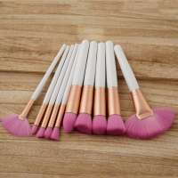 Best Selling 10PCS Fan Brushes Makeup Brush Set Beauty Tools