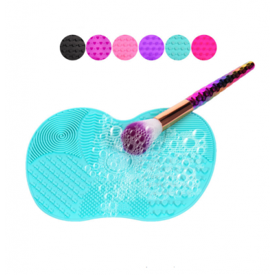 Newest Silicone brush cleaner Cosmetic Make Up Washing Brush Gel Cleaning Mat Foundation Makeup Brush Cleaner Pad Board